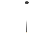 LED-Pendelleuchte Carla, schwarz, inkl. Switch-Dimmer, 1-flammig