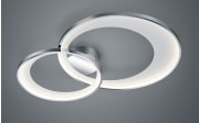 LED-Deckenleuchte Granada, chromfarbig/weiß, 85 cm