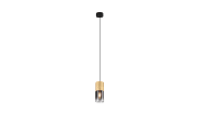 Pendelleuchte Robin, messing/rauchfarbig, 1-flammig, 10 cm