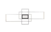 LED-Deckenleuchte Irvine, messing/schwarz, 105 cm