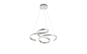 LED-Pendelleuchte Francis, aluminium, 72 cm