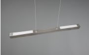 LED-Pendelleuchte DUOline in nickel matt, 90 cm