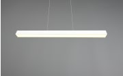 LED-Pendelleuchte DUOline in weiß matt, 90 cm