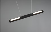 LED-Pendelleuchte DUOline in schwarz matt, 90 cm