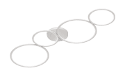 LED-Deckenleuchte Rondo, weiß, 97 cm