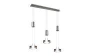 LED-Pendelleuchte Franklin, nickel matt, 85 cm