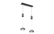 LED-Pendelleuchte Franklin, anthrazit, 55 cm