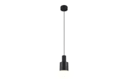 Pendelleuchte Agudo, schwarz, 1 flammig, 150 cm