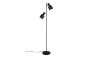 Standleuchte Agudo, schwarz,  2 flammig, 160 cm