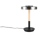 LED-Tischleuchte Celeste, schwarz/chrom, inkl. Touch Dimmer