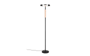 LED-Standleuchte Celeste, schwarz/chrom, inkl. Touch Dimmer