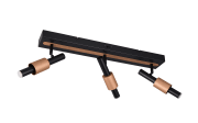 LED-Deckenleuchte CCT Ikaris, schwarz, 3-flammig