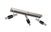 LED-Deckenleuchte CCT Ikaris, schwarz, 3-flammig