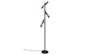 LED-Standleuchte CCT Ikaris, schwarz, 3-flammig