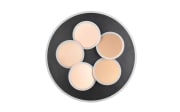 LED-Deckenleuchte CCT Mandala, schwarz/gold, inkl. Fernbedienung