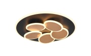 LED-Deckenleuchte CCT Mandala, schwarz/gold, inkl. Fernbedienung