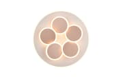 LED-Deckenleuchte CCT Mandala, grau/gold, inkl. Fernbedienung
