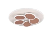LED-Deckenleuchte CCT Mandala, grau/gold, inkl. Fernbedienung