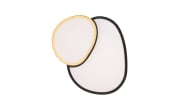 LED-Deckenleuchte CCT Rise, schwarz/gold, 43,5 cm, inkl. Fernbedienung