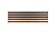 LED-Deckenleuchte Fontana, holz/schwarz, 114 cm, inkl. Switchdimmer