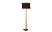 LED-Standleuchte Rahul, holz/schwarz, inkl. Sensordimmer