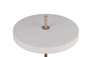 LED-Standleuchte Keaton, grau/coffee, inkl. Sensordimmer