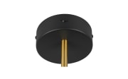 LED-Wandleuchte Keaton, schwarz/gold, inkl. Switchdimmer