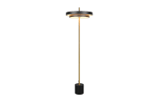 LED-Standleuchte Keaton, schwarz/gold, inkl. Sensordimmer