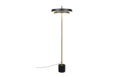 LED-Standleuchte Keaton, schwarz/gold, inkl. Sensordimmer