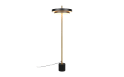 LED-Standleuchte Keaton, schwarz/gold, inkl. Sensordimmer