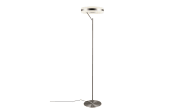 LED-Stehleuchte Dios, nickelfarbig