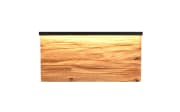 LED-Wandleuchte Kalea, holzfarbig 