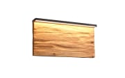 LED-Wandleuchte Kalea, holzfarbig 