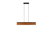 LED-Pendelleuchte Kalea, holzfarbig 