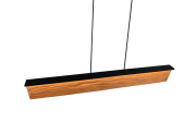 LED-Pendelleuchte Kalea, holzfarbig 