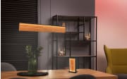 LED-Tischleuchte Kalea, holzfarbig