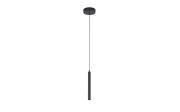 LED-Pendelleuchte Calina, schwarz, 150 cm, inkl. Fernbedienung 