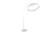 LED-Bogenleuchte Loop, weiß, inkl. Ausziehfunktion