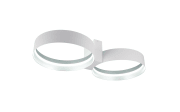 LED-Deckenleuchte Loop, weiß, inkl. stufenloser Dimmfunktion