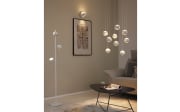 LED-Pendelleuchte Cannon, weiß, 200 cm, inkl. stufenloser Höhenverstellung 