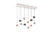 LED-Pendelleuchte Cannon, mehrfarbig, 11-flammig, inkl. stufenloser Höhenverstellung 