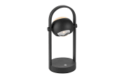LED-Akku-Tischleuchte Cannon, schwarz, inkl. Sensordimmer