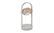 LED-Akku-Tischleuchte Cannon, peach/grau, inkl. Sensordimmer
