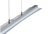 LED-Pendelleuchte Smash, nickel matt, 100 cm