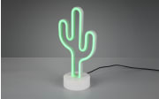 LED-Deko-Tischleuchte Cactus, weiß, 32,5 cm