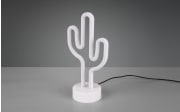 LED-Deko-Tischleuchte Cactus, weiß, 32,5 cm