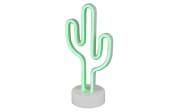LED-Deko-Tischleuchte Cactus, weiß, 32,5 cm