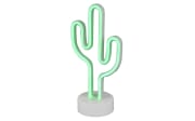 LED-Deko-Tischleuchte Cactus, weiß, 32,5 cm