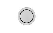 LED-Deckenleuchte Atria CCT in schwarz/weiß, 38 cm