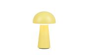 LED-Akku-Tischleuchte Lennon, gelb, 21,5 cm